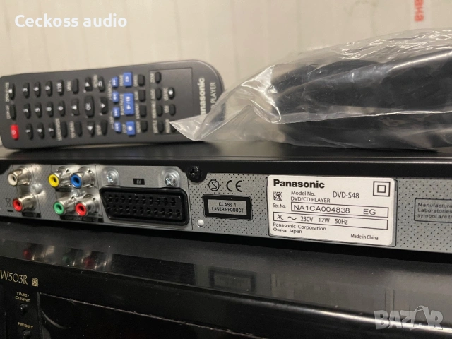 📀 Продавам DVD/CD плеър Panasonic DVD-S48EG-K – 40€, снимка 10 - Ресийвъри, усилватели, смесителни пултове - 54811183
