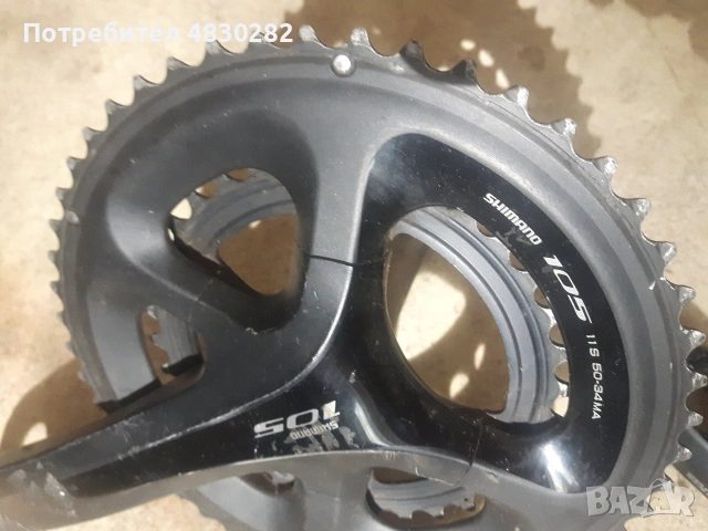 Курбели - FC-5800 / 170mm Сменено от работещо колело Курбел Shimano FC-5800 / 170mm, снимка 7 - Части за велосипеди - 55072831
