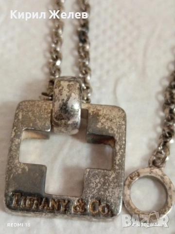 Оригинално сребърно колие Tiffany*Co стил и елегантност 55555 , снимка 8 - Колиета, медальони, синджири - 55102549
