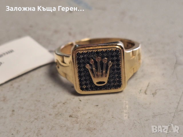 Мъжки златен пръстен 5,18гр., снимка 2 - Пръстени - 54327354