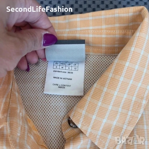 Jack Wolfskin travel дамска риза с къс ръкав размер М, снимка 5 - Ризи - 54167410