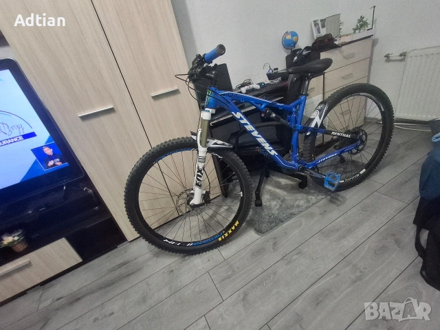 Продавам Stevens Jura 2015 27 цола full suspension размер 46см M