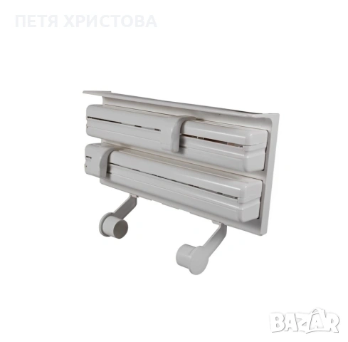 Поставка за кухненска хартия и фолио Triple paper, Цвят: Бяло, снимка 2 - Други стоки за дома - 54785936