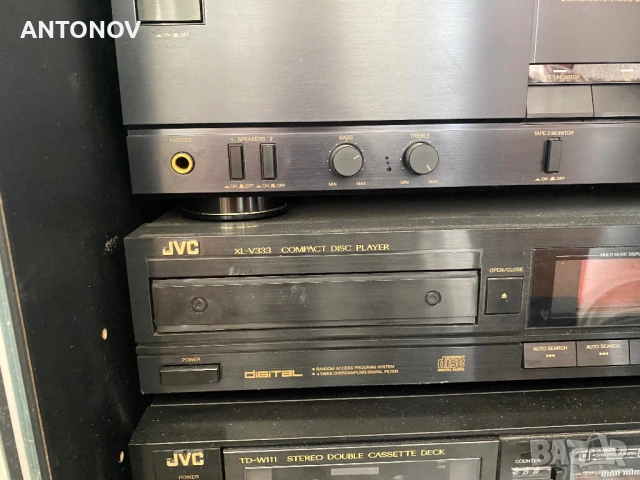 Ретро аудио сет-система JVC-пълен комплект без забележка, снимка 3 - Аудиосистеми - 54388198