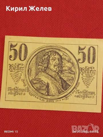 Лот банкноти NOTGELD 5 броя стари редки за КОЛЕКЦИЯ 15918, снимка 11 - Нумизматика и бонистика - 54898527