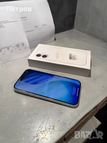 КАТО ЧИСТО НОВ Iphone 16 White + гаранция, снимка 12 - Apple iPhone - 54512455
