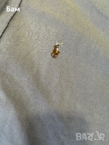 Оригинална мъжка риза с къс ръкав Polo Ralph Lauren "Oxford" Shirt размер М,може да стане и за Л, снимка 4 - Ризи - 54113090