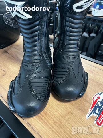 Mото Ботуши ALPINESTARS SMX-5 BLACK,номер 43 оригинални,много запазени,цена 99.90EUR, снимка 2 - Аксесоари и консумативи - 55019219