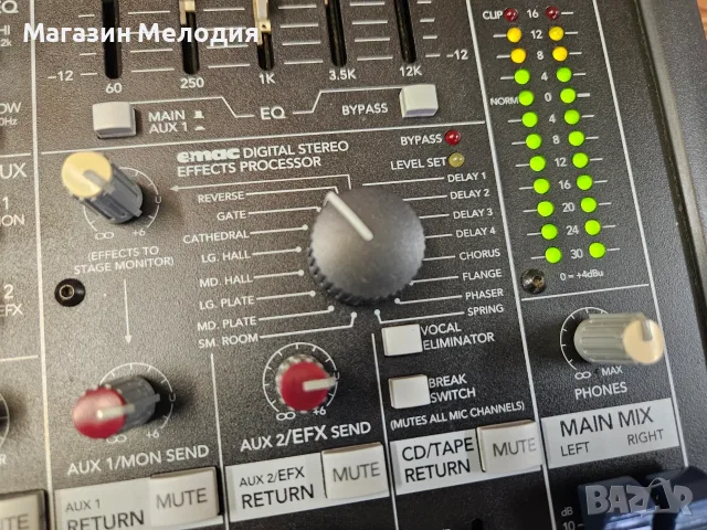 Миксер Mackie DFX-12 Смесителен пулт 12-канален миксер Mackie DFX-12 – Вграден еквалай, снимка 10 - Ресийвъри, усилватели, смесителни пултове - 55346118