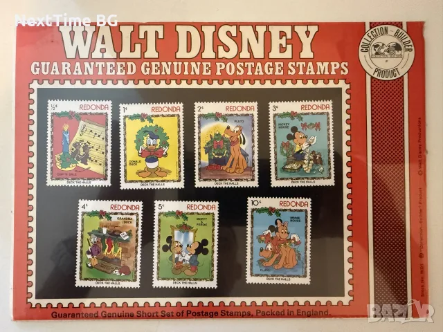 винтидж колекционерски пощенски марки Disney (нови), снимка 5 - Филателия - 55500698
