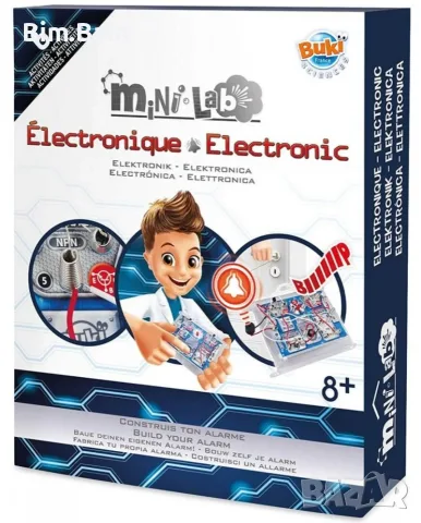 Мини лаборатория Mini Lab Electronic - Електроника / Buki , снимка 2 - Образователни игри - 55396075
