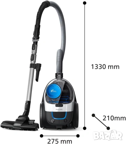 Прахосмукачка Philips 3000 Series PowerCyclone FC9332/09 без торба – като нова, снимка 7 - Прахосмукачки - 55182977