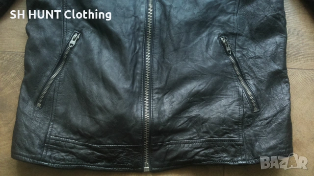 Jack & Jones RICHARD LEATHER Jacket Размер L мъжко яке естествена кожа 15-27, снимка 9 - Якета - 54803773