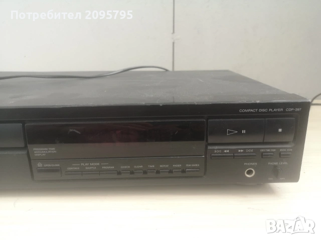sony cdp-297, снимка 4 - Аудиосистеми - 54603791