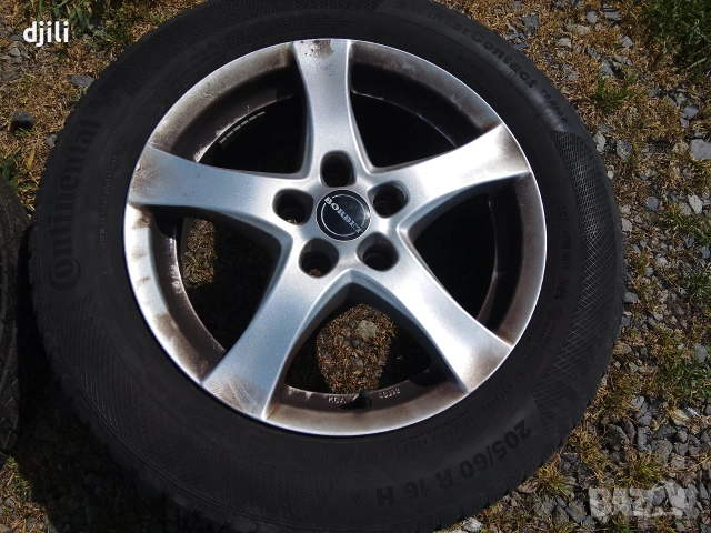 4бр. джанти Borbet 5x112 с гуми 205/60R16 Continental , снимка 11 - Гуми и джанти - 54540002