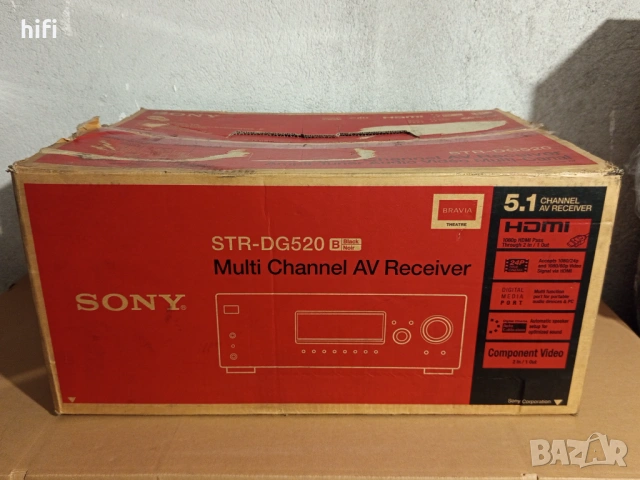 5.1 ресивър Sony STR-DG520, снимка 5 - Ресийвъри, усилватели, смесителни пултове - 54622515