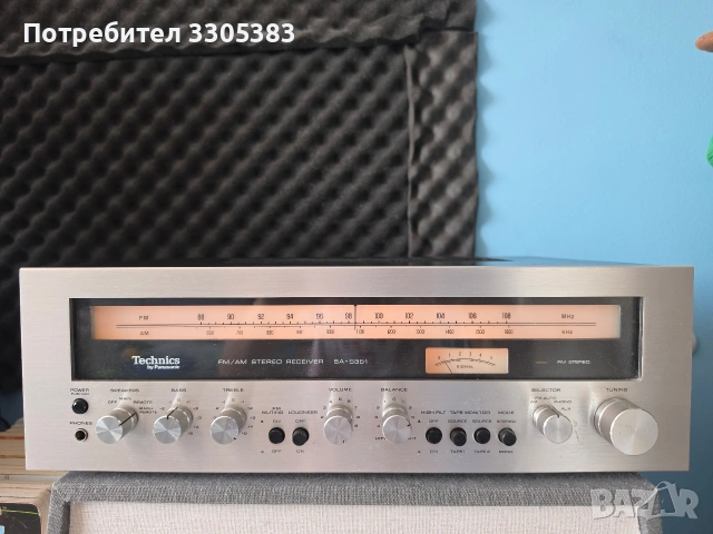 Винтидж Стерео Ресийвър Technics SA-5351 (SA-5350) – Отлично състояние!