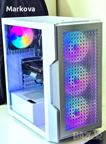  Геймърски компютър RTX 2070 SUPER Gaming PC • Ryzen 5 5500 • 16GB • NVMe SSD • Гаранция