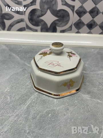 Ръчно рисувана керамична кутия за бижута