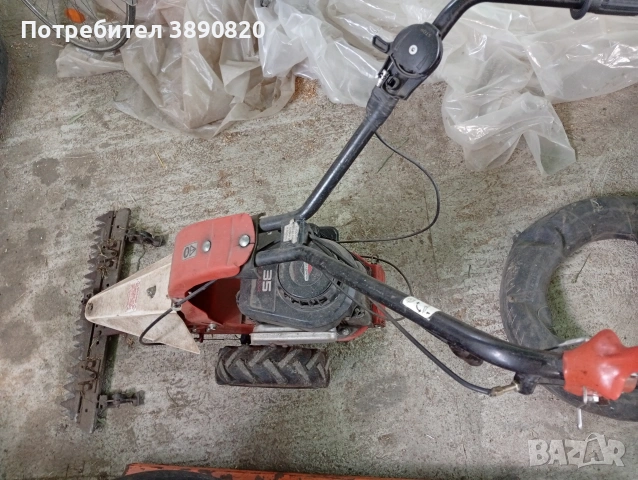 Косачка "Евросистемс" М70- работеща, нужно е подмяна на жилото за газта, снимка 3 - Селскостопанска техника - 55252436