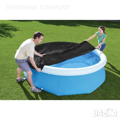ПОКРИВАЛО ЗА НАДУВАЕМ БАСЕЙН 244CM BESTWAY 58032, снимка 2 - Басейни и аксесоари - 55450226