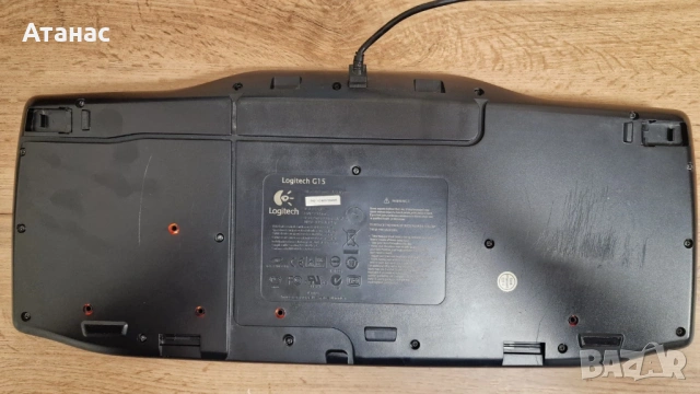 РЯДКА РЕТРО Геймърска клавиатура Logitech G15 | Y-UW92 | Син LCD, снимка 18 - Клавиатури и мишки - 54218832