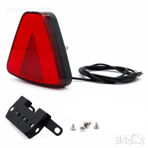 Спортен трети стоп тип F1 / LED триъгълен-5521, снимка 2 - Аксесоари и консумативи - 54691142