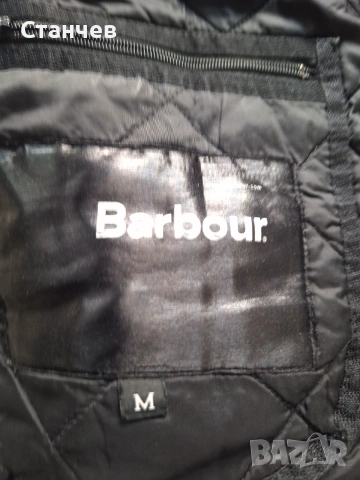 Оригинално дамско капитонирано яке Barbour Liddesdale – Размер M – Черно, снимка 2 - Якета - 54962436
