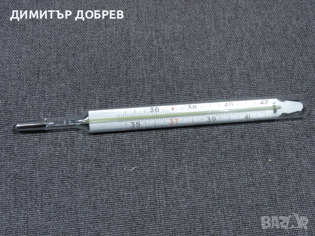 СТАР РЕТРО СОЦ СССР МЕДИЦИНСКИ СТЪЛКЕН ЖИВАЧЕН ТЕРМОМЕТЪР, снимка 2 - Антикварни и старинни предмети - 55174240