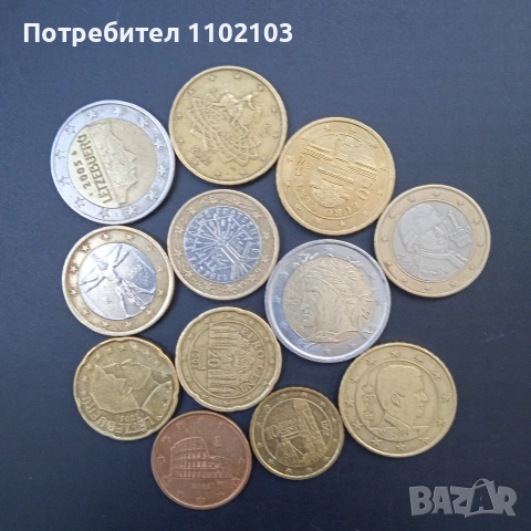 Монети евро евромонети 12