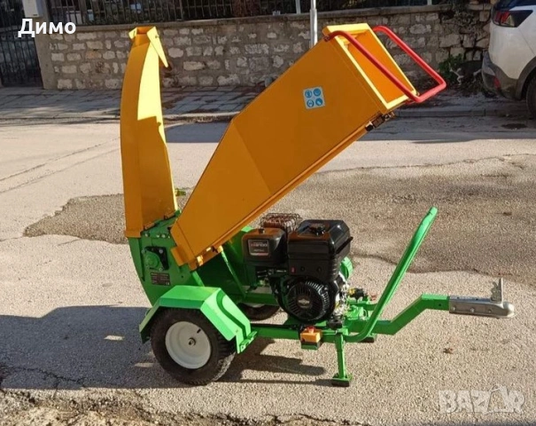 Професионална дробилка за клони Victory GTS-1500 | Бензинова шредер машина | Дробилка за дървесина