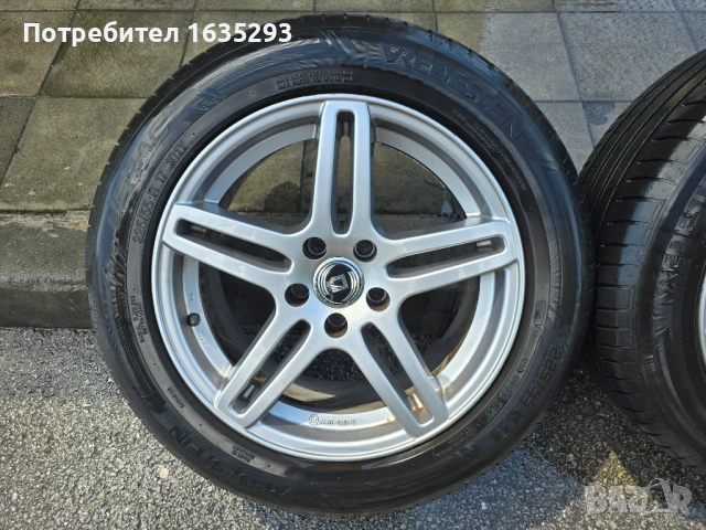 Джанти,гуми audi a6 5x112 et38 8j, снимка 4 - Гуми и джанти - 54454313