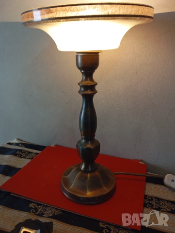 Настолна лампа арт деко, снимка 6 - Настолни лампи - 54268217
