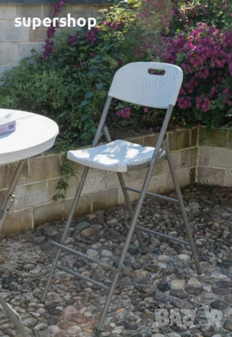 Сгъваем Бар Стол, Елегантен Висок Коктейлен Стол за Празненства , снимка 8 - Маси - 54181363