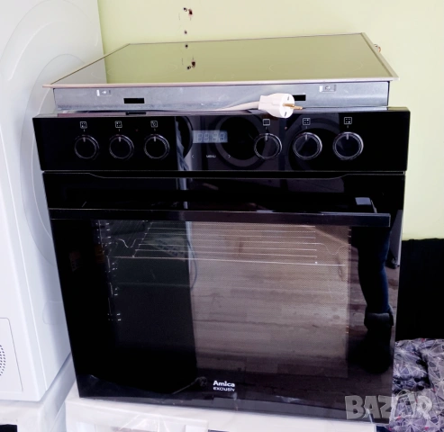 Печка за вграждане с керамичен плот Amica