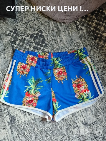 Дамски къси гащи Adidas, снимка 4 - Къси панталони и бермуди - 54582557