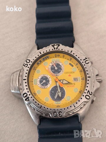 Часовник Citizen diver със сензор 