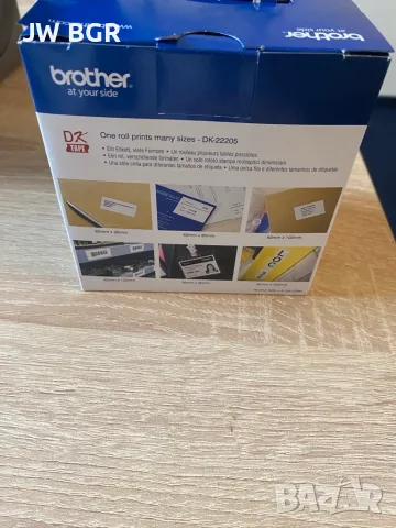 Етикетен принтер Brother QL-1050 + три броя хартиена лента, снимка 6 - Друга електроника - 55475149