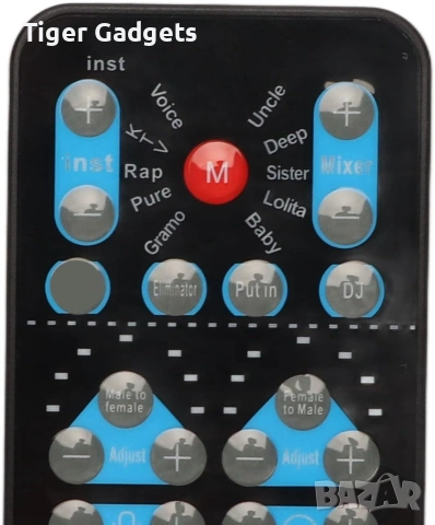 M10 Holy Live Sound Card – Външна звукова карта за стрийминг, пеене, подкасти и караоке, снимка 5 - Ресийвъри, усилватели, смесителни пултове - 55014394