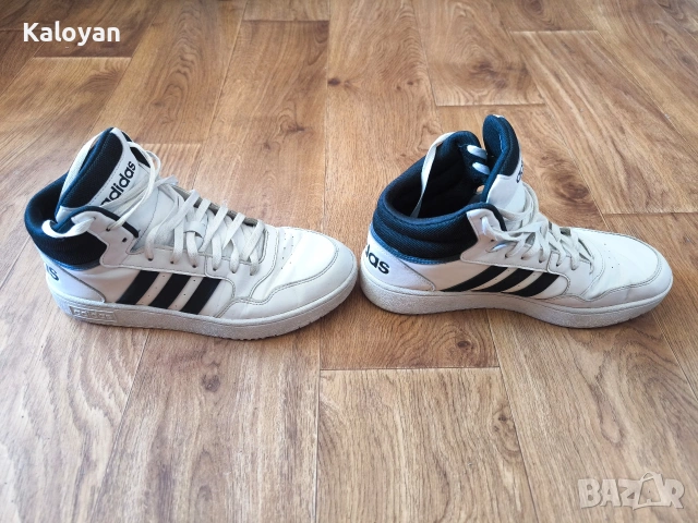 Мъжки обувки Adidas Hoops 3.0 Mid размер 44 2/3, снимка 3 - Маратонки - 54589467