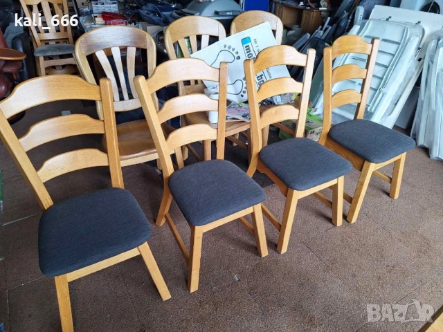 Масивни трапезни столове внос от Холандия, снимка 2 - Столове - 54364519