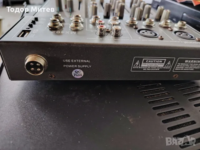 DJ Mixer + USB. , снимка 4 - Ресийвъри, усилватели, смесителни пултове - 55337938