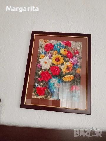 Диамантен гоблен Цветя. 