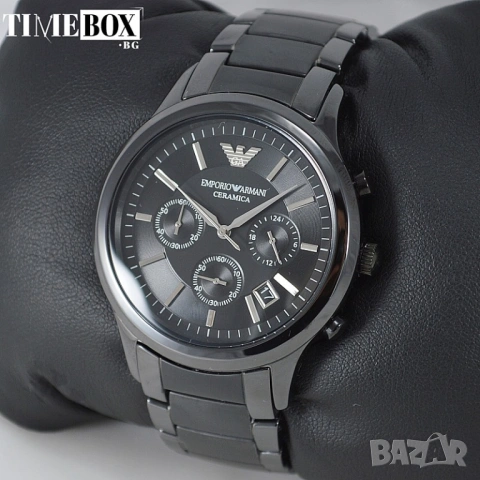 Emporio Armani AR1452 Ceramica Chronograph, снимка 6 - Мъжки - 24443179