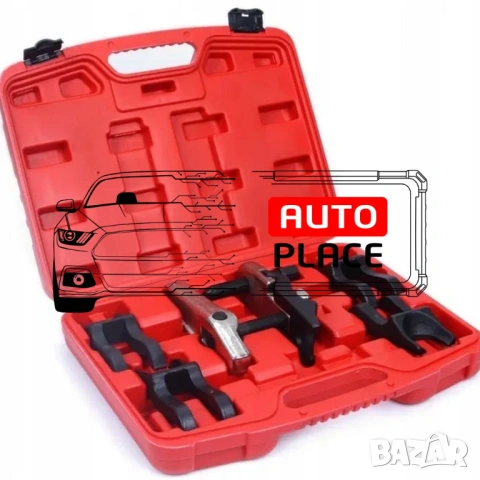 Комплект скоба за шарнири и накрайници със сменяеми челюсти MAR-POL