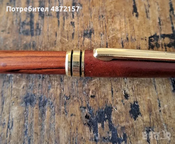 химикалка махагонова в махагонова дървена кутия, снимка 9 - Колекции - 55579287