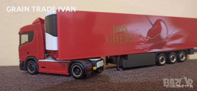 Scania R500 & Frigo Krone! Herpa 1/87, снимка 3 - Колекции - 54982965