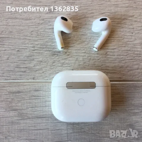 100 % оригинални безжични bluetooth слушалки APPLE AIRPODS 3 generation A2564 ( КАТО НОВИ ) от САЩ