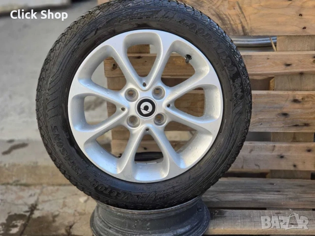 4х100 15 Джанти Спорт Пакет Smart FORFOUR ForTwo Смарт 4х100, снимка 2 - Гуми и джанти - 55113587