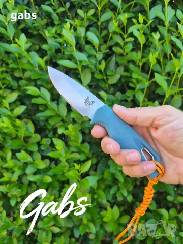 Фиксиран нож Benchmade Water Intersect 18050,Magna Cut,Depth Blue Santoprene, снимка 9 - Ножове - 55691112